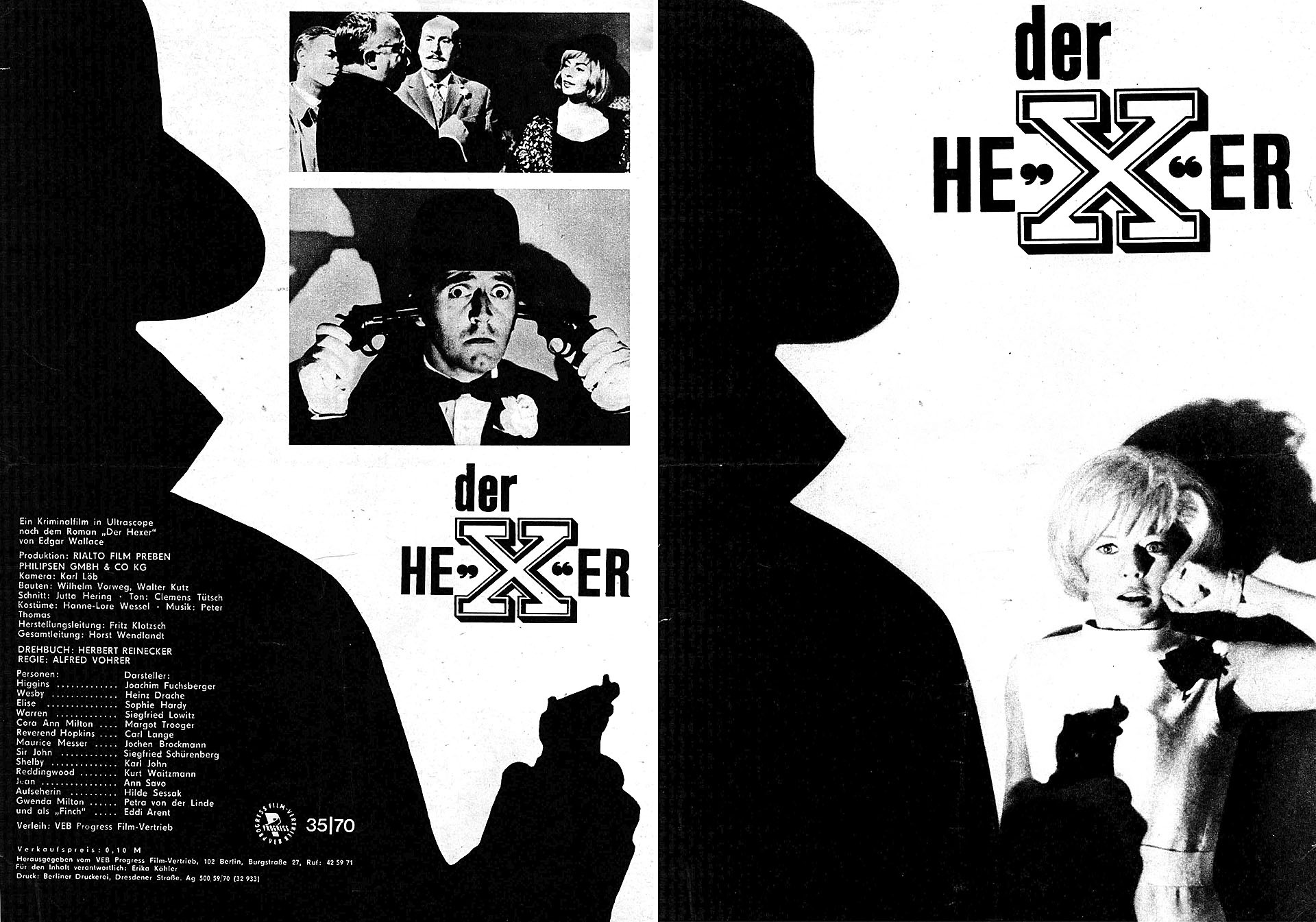 Progress Filmillustrierte Der Hexer - Presse- und Werbedienst Progress Filmillustrierte Der Hexer - Presse- und Werbedienst